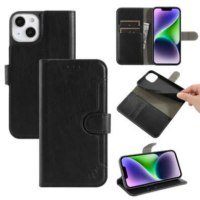 Gorilla Tech iPhone 14 Pro Max Leather Case, Premium Quality, Stand Wallet Cover Flip Case for iPhone 14 Pro Max Multiple Card Slots, Magnet Flip, Folio Book Case with Kickstand Feature